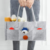 Large Capacity Felt Diaper Storage Bag