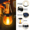 Solar Flickering Flame Lantern with Rope Handle