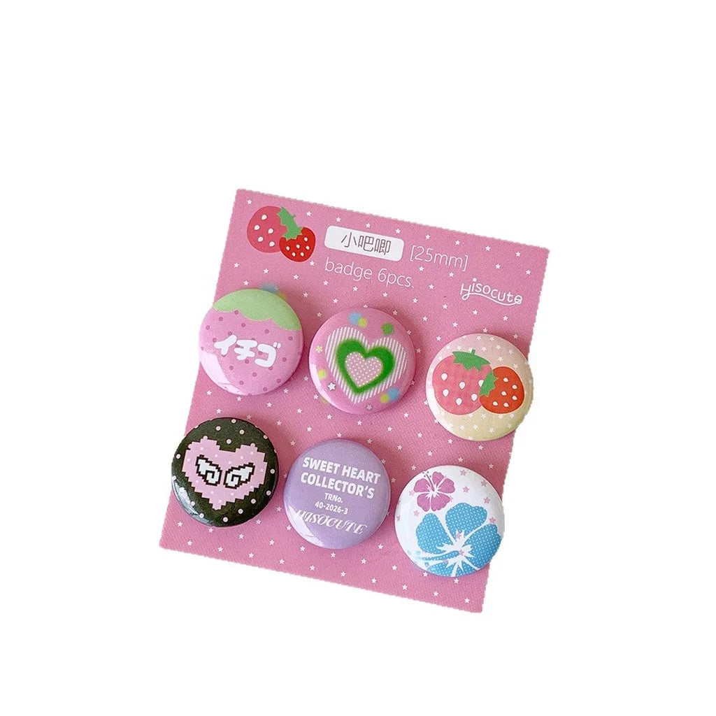 Cute Mini Enamel Pin Set for Bags, Hats & DIY Projects