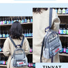 Clear Transparent Backpack for Women – Durable PVC Travel & School Bag
