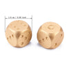 Precision Aluminum Alloy Dice Set – 5 Metal Dice with Storage Box