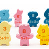 Wooden Lacing Beads Set for Kids with Animal, Fruit, Letter & Number Shapes