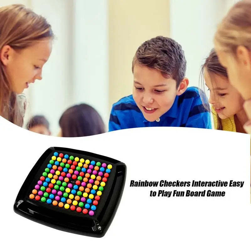 Rainbow Ball Elimination Board Game for Family Fun