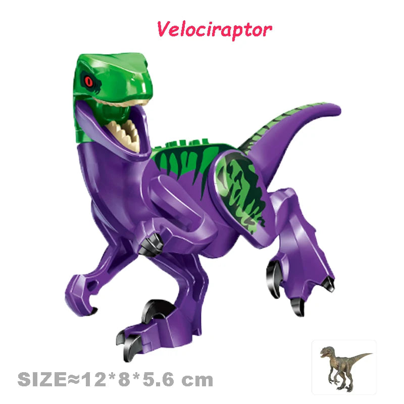 Jeu de Construction de Dinosaures Jurassiques