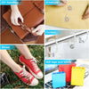 Heavy-Duty Snap Button Pliers Kit with 100 Pairs of Five-Claw Buttons