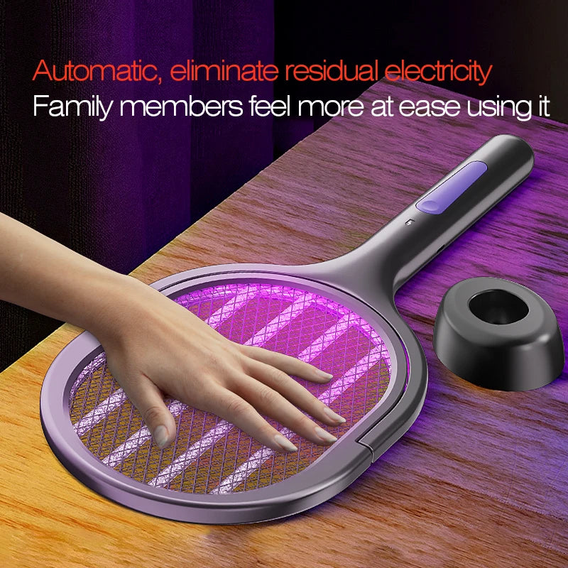 Rechargeable Electric Bug Zapper Racket