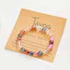 Zodiac Kristall-Armband mit Perlen