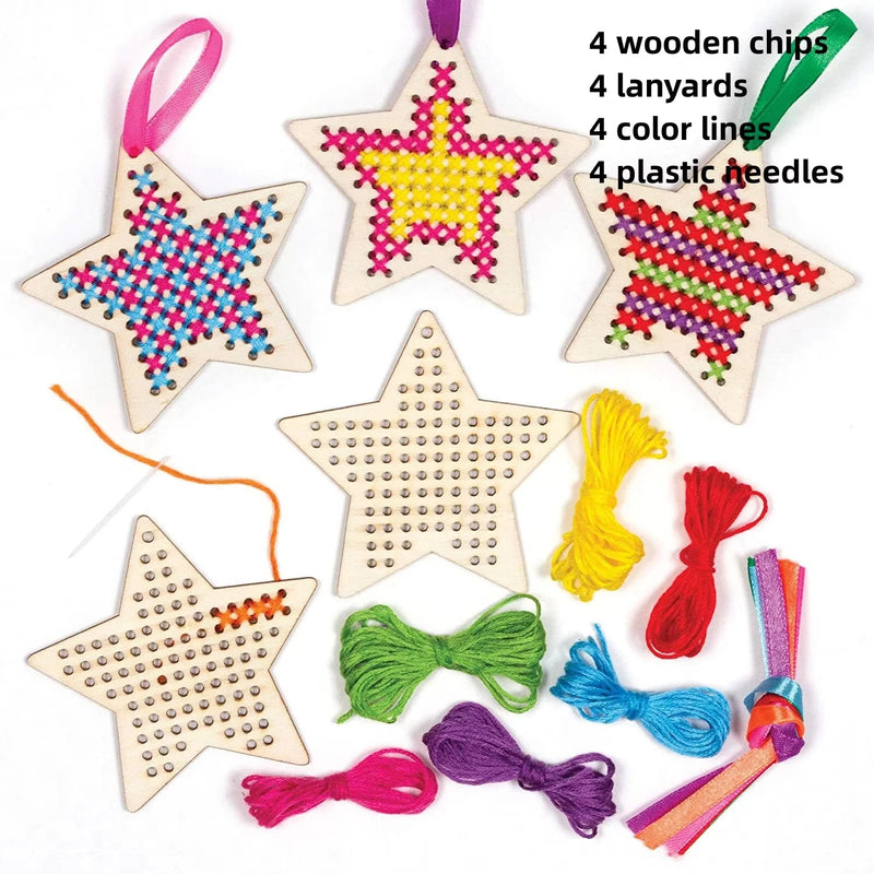 Wooden Cross Stitch Bookmark Kit