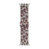Leopard Print Nylon Apple Watch Band with Adjustable Strap