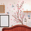 Peach Tree Branches Bird Cage Wall Decal