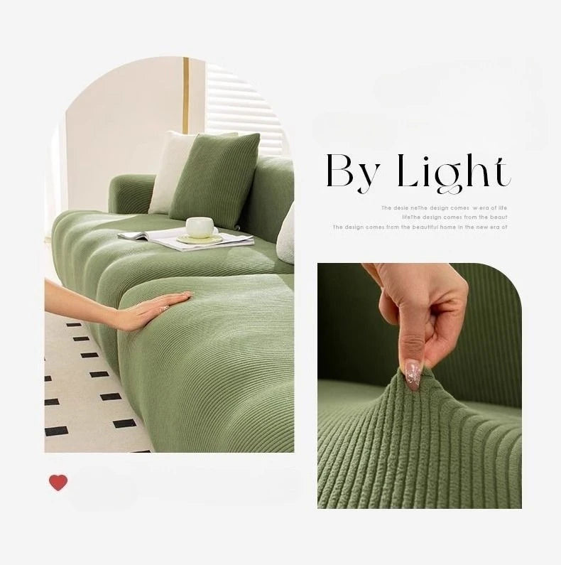 Elastic Stretch Sofa Cover with Non-Slip Backing