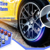 Crystal Crown Tire Valve Caps - Set of 4