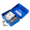 Compact Metal Key-Lock Money Box