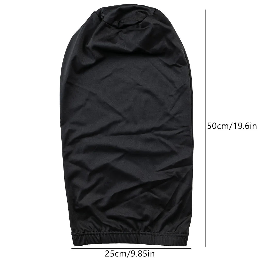 Satin Long Tail Hair Bonnet for Men - Anti-Frizz Night Cap for Braids