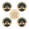 Christian Tree of Life Holy Cross Coin Set