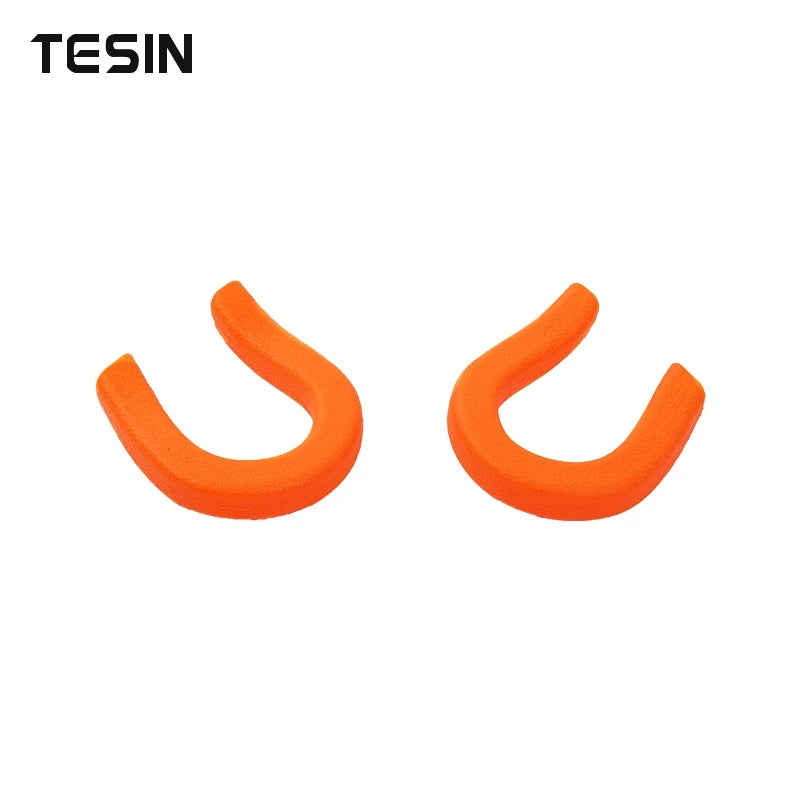 Orange front bumper tow hook cover for Chevrolet Silverado and GMC Sierra trucks