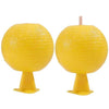 Yellow sticky fruit fly trap ball for indoor and outdoor pest control