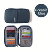 Travel Passport Holder with RFID Zipper Closure
