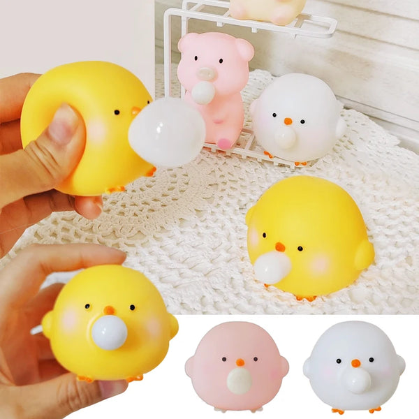 Cute Squishy Chick Fidget Toy