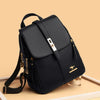 Vintage Leather Women's Backpack with Spacious Interior