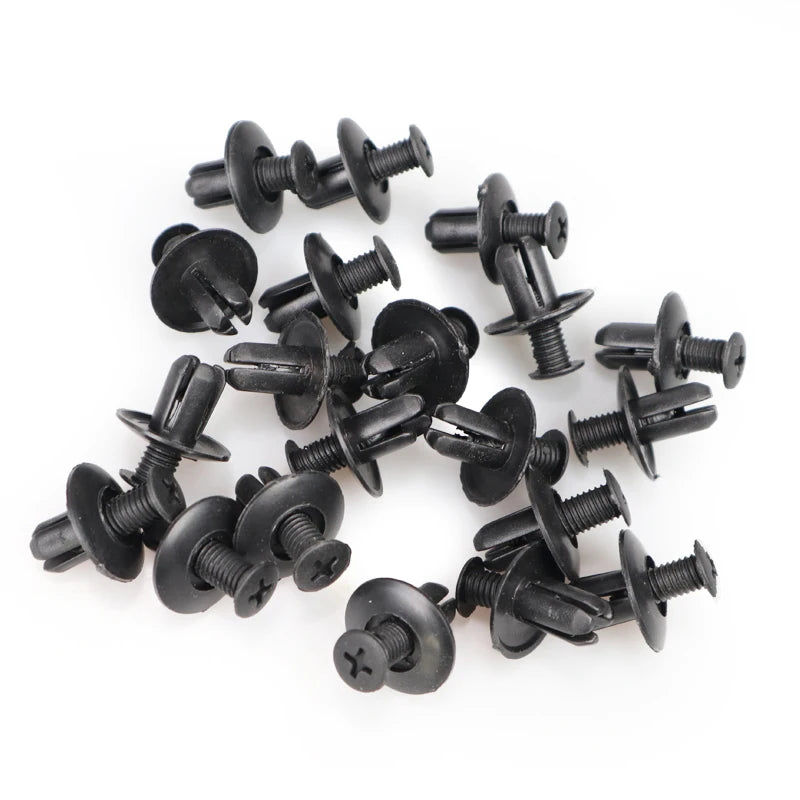 Plastic Push Rivets for Car Trim Panels (50-Pack)