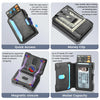 Aluminum Pop-Up Card Case Wallet with RFID Blocking