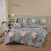 Botanical Leaf Print Duvet Cover Set with Pillowcases