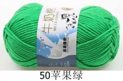 Milk Cotton Crochet Yarn – Soft, Durable Knitting Thread in 91 Colors