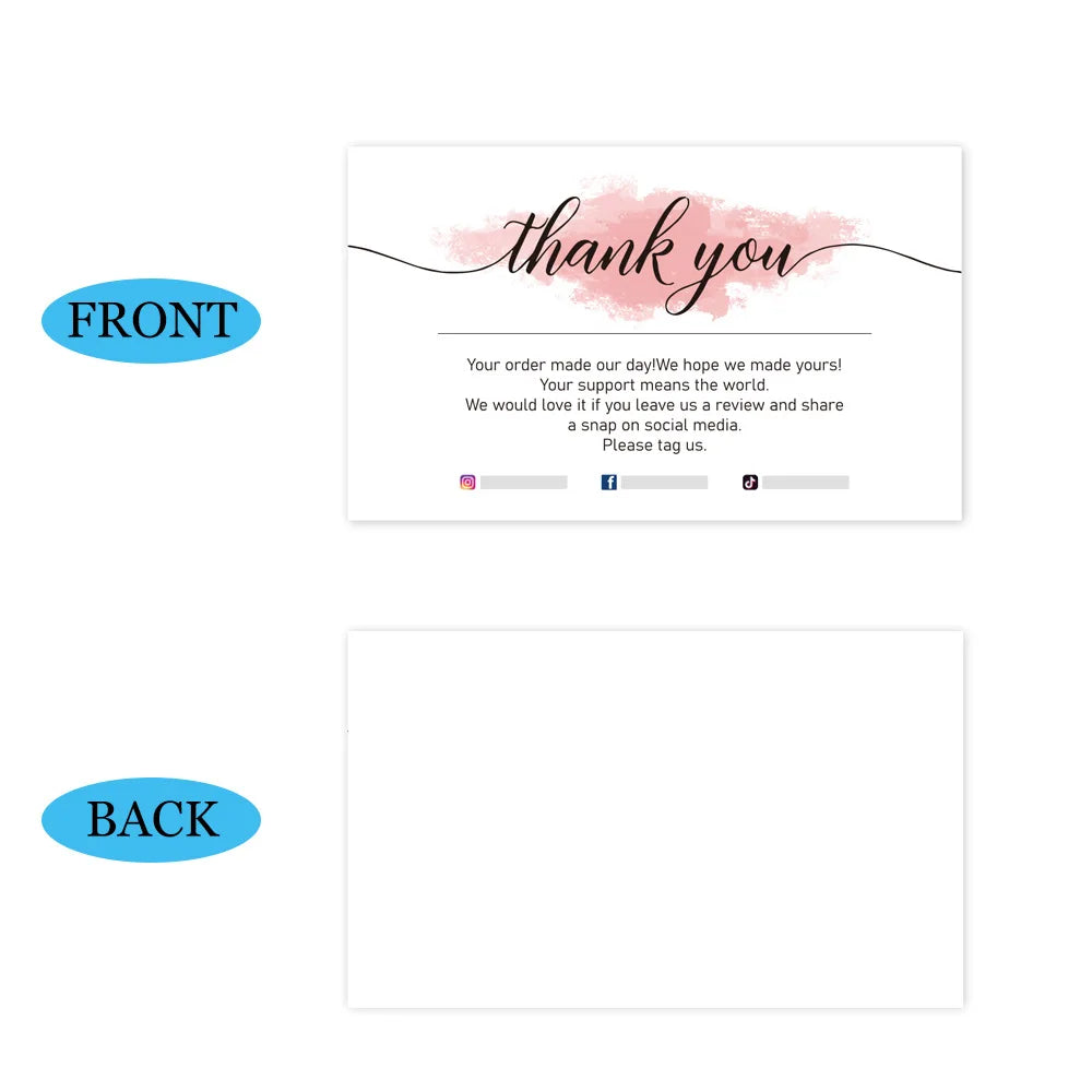 Personalized Thank You Cards for Small Businesses