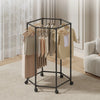 Hexagon Rotating Floor Clothes Rack