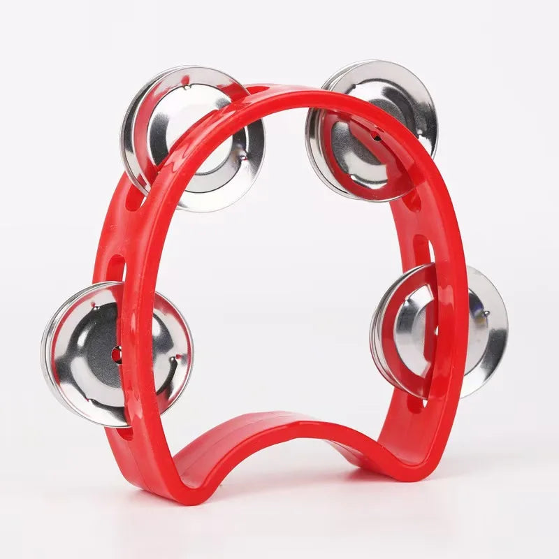 Handheld Tambourine with Jingle Bells for Kids
