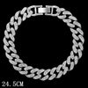 Iced-Out Cuban Link Anklet