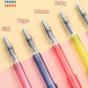 Kakuno Transparent Fountain Pen with Smiley Nib