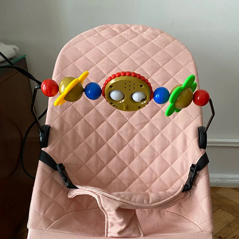 Adjustable Musical Activity Arch Toy for Baby Strollers and Car Seats