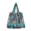 Foldable Nylon Reusable Shopping Bag with Floral Print