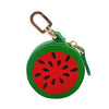 Fruit-Shaped PU Leather Coin Purse with Keychain