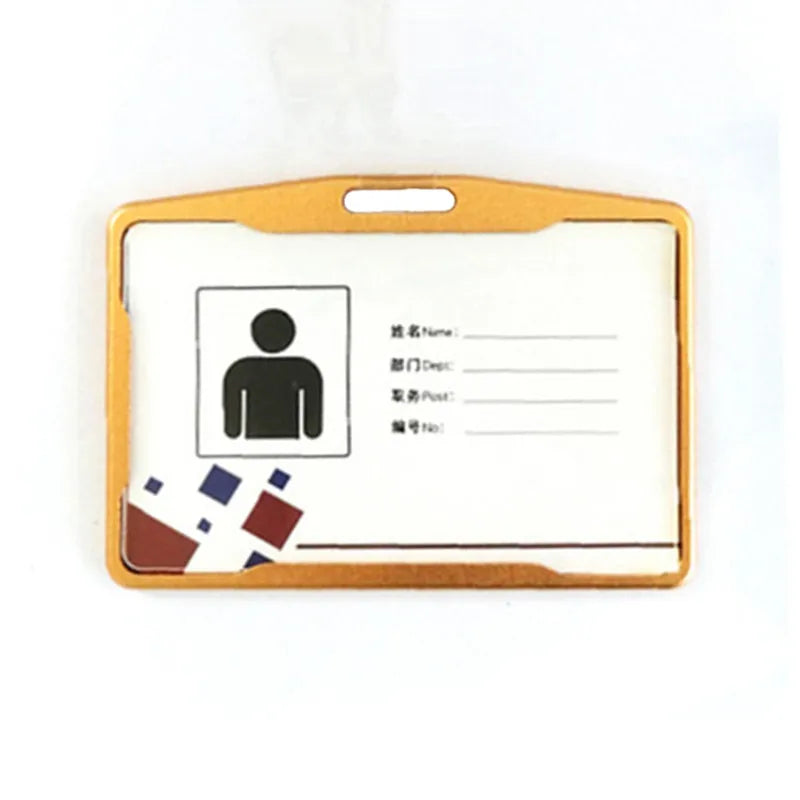 Slim ID Badge Holder with Lanyard