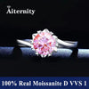 Adjustable Moissanite Ring with Tension Setting