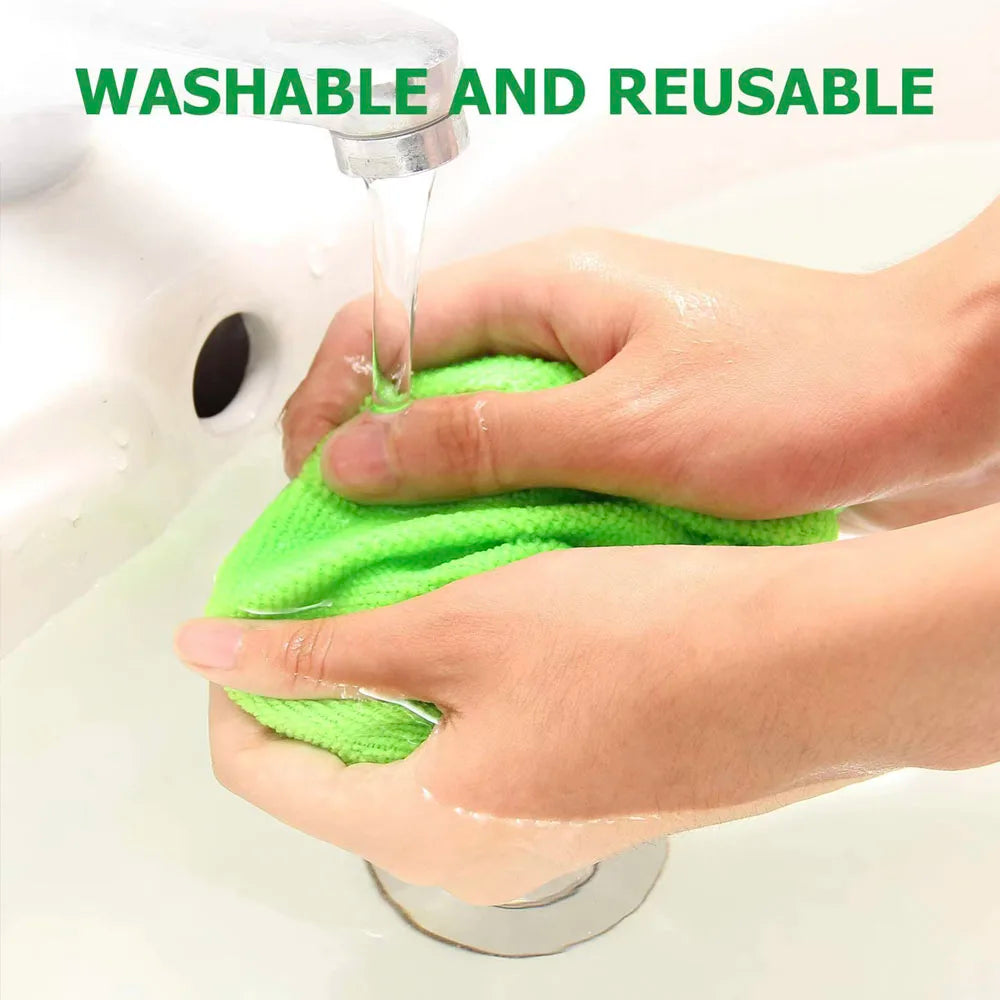 Telescopic Car Windshield Cleaner with Microfiber Pads