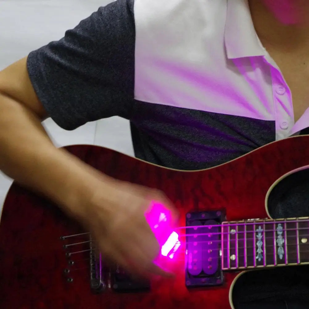 LED Glowing Guitar Picks for Electric, Acoustic, Bass, and Mandolin