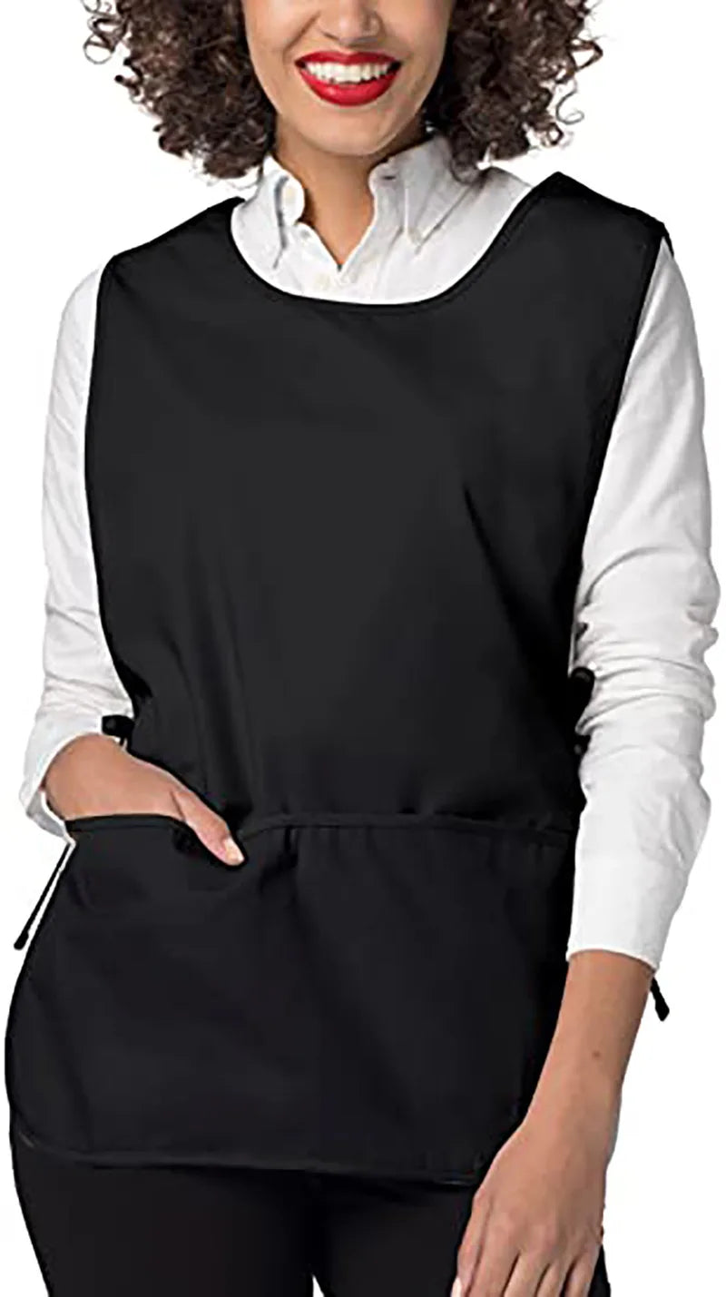 Durable Polyester Vest Apron for Kitchen, Cleaning & Salon Work