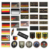 Luminous Reflective German Eagle Patch with Hook-and-Loop Backing