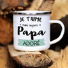 French-Style Enamel Camping Mug