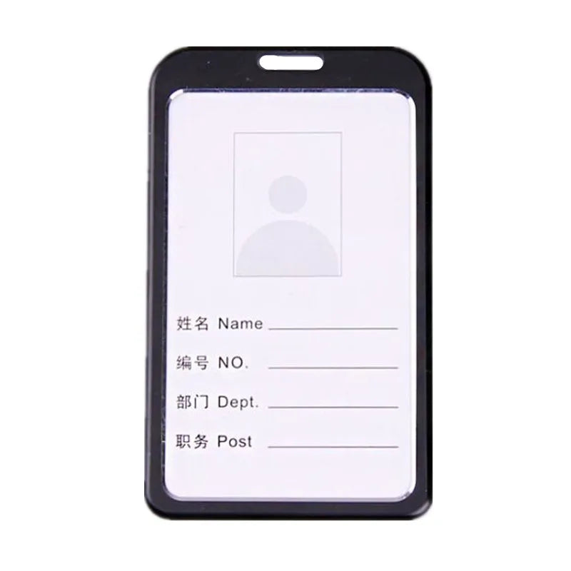 Slim ID Badge Holder with Lanyard