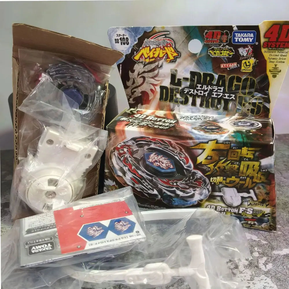 Takara Tomy Beyblade Burst Gravity Perseus (Destroyer) with Metal Fusion Parts