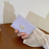 Compact Bow Tri-Fold Wallet with Multiple Card Slots