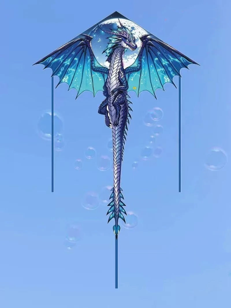 Vibrant 140cm Dragon Kite for Adults with 100m Line