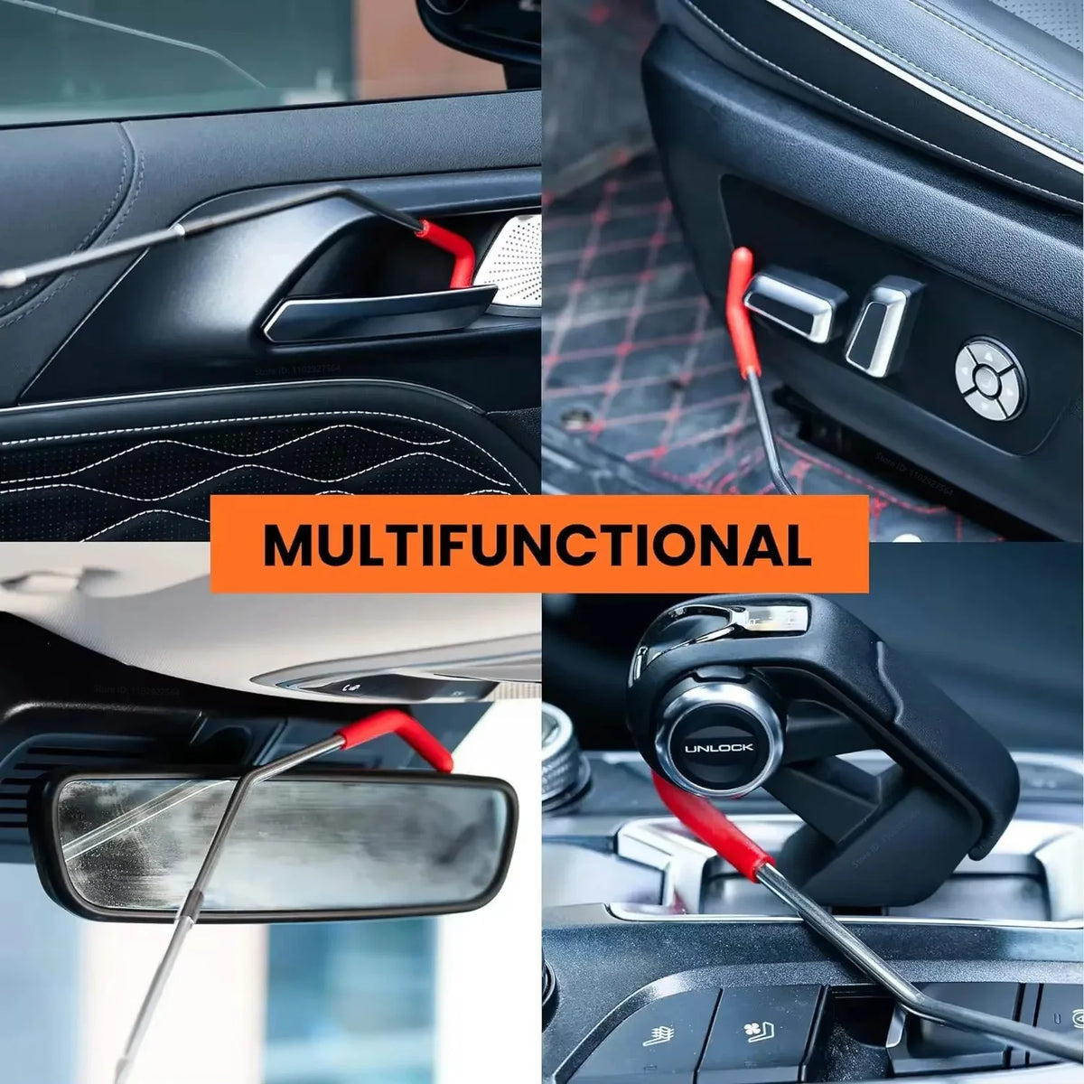 Multi-Purpose Car Trim Removal Tool Kit with Air Wedge Pump