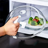 Transparent Microwave Splash Guard with Ergonomic Handle