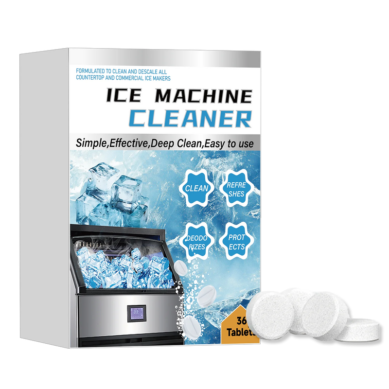 Pastillas Limpiadoras para Máquina de Hielo - Limpieza Profunda y Desincrustante